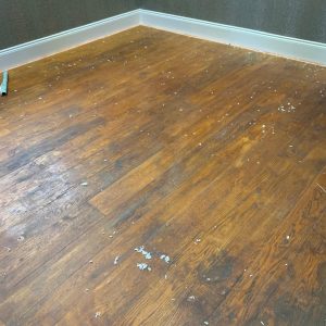 Domestic Solid Oak flooring - Before